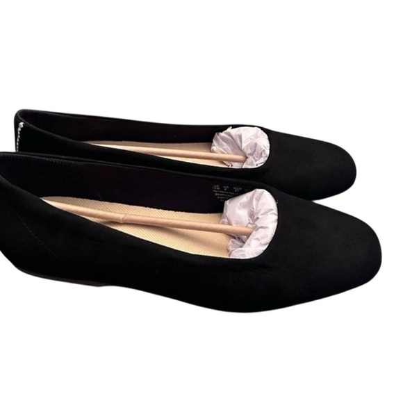 Dr Scholls We let, Black Ballet Flats Size 8M - Picture 1 of 8